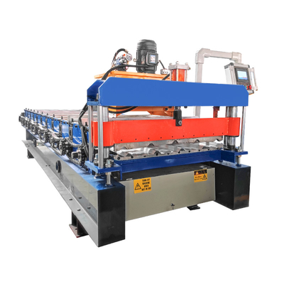Machine de formage de rouleaux de tôles de toiture pour une épaisseur de matériau PPGI et GI de 0,2 à 0,8 mm