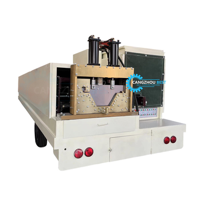 Machine de formage à rouleaux de tôles de toiture à système K-Span mobile