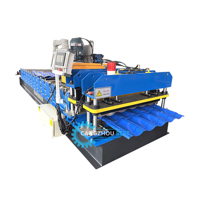 Machine de formage de tuiles de toit de profil en acier pour la construction