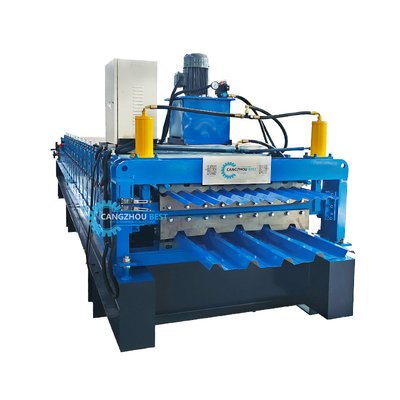 0.14 MM à 0,3 MM Machine de formage à rouleaux à profilés en acier à double couche