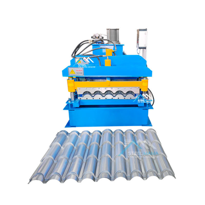 Machine automatique de formage de tuiles de toit avec contrôle PLC 3KW
