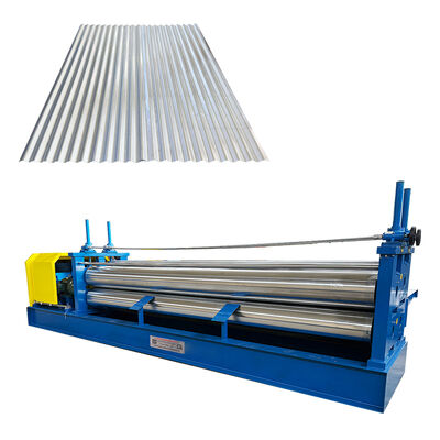 Petit pain ondulé en acier galvanisé de feuille de toiture de baril mince du matériel 0.12mm formant la machine