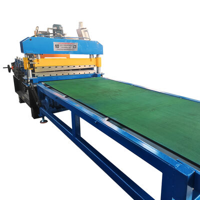 Feuille de bobine d'acier en acier galvanisé coupée à longueur, machine de formage avec empileur automatique