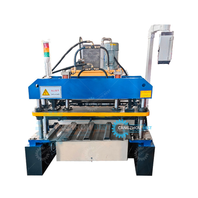 Machine de formage automatique à haute vitesse de tôles de revêtement de toit à côtes