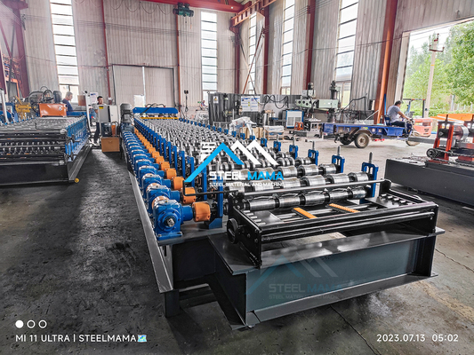 45# Machine de formage de tôles de toiture à rouleaux en acier hydraulique à 5,5 kW
