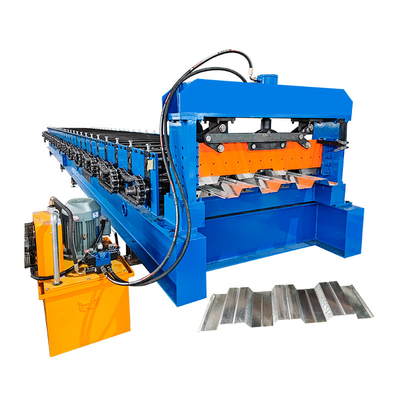 Machine de formage de rouleaux de revêtement de sol à profil en acier galvanisé à contrôle PLC