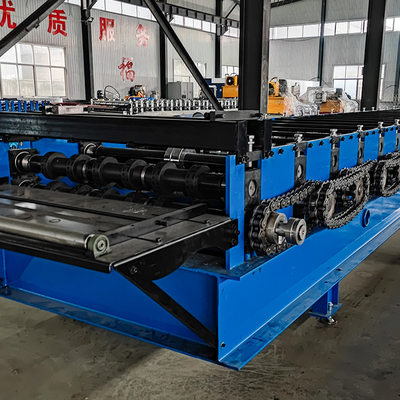 Machine de formage de rouleaux de revêtement de sol à profil en acier galvanisé à contrôle PLC