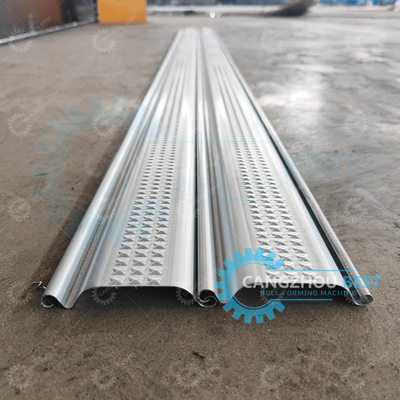 Épaisseur de l'acier 0,8 mm Différence d'emboutissage volet de porte à rouleaux Profil machine de formage de rouleau