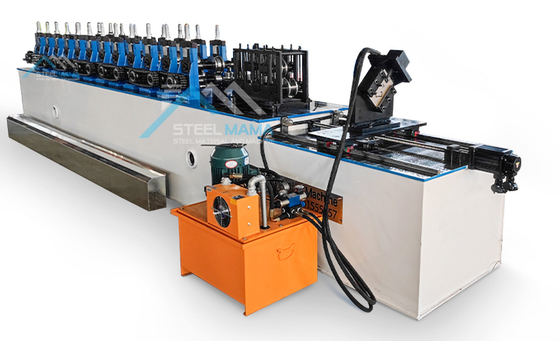 Machine de formage de rouleaux à haute vitesse contrôlée par PLC pour les grilles de plafond