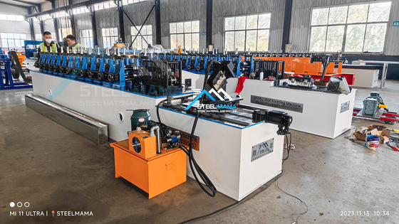 Machine de formage de rouleaux à haute vitesse contrôlée par PLC pour les grilles de plafond