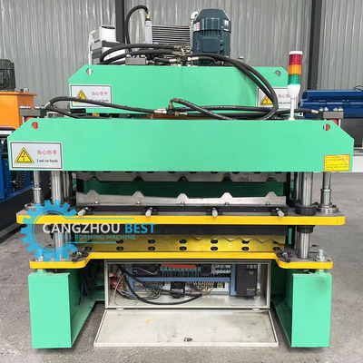 Profil d'acier de couleur hydraulique double couche de tôle de toiture de métal