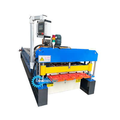 Gi 900 mm Profil en acier de largeur efficace Ibr Roof Sheet Roll Forming Machine Pour le bâtiment