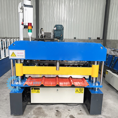 Gi 900 mm Profil en acier de largeur efficace Ibr Roof Sheet Roll Forming Machine Pour le bâtiment