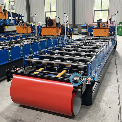 Gi 900 mm Profil en acier de largeur efficace Ibr Roof Sheet Roll Forming Machine Pour le bâtiment