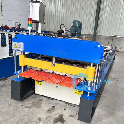 Gi 900 mm Profil en acier de largeur efficace Ibr Roof Sheet Roll Forming Machine Pour le bâtiment