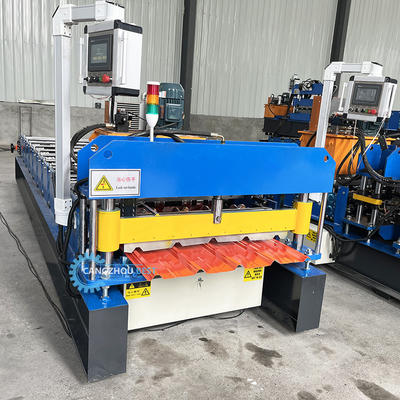 Gi 900 mm Profil en acier de largeur efficace Ibr Roof Sheet Roll Forming Machine Pour le bâtiment