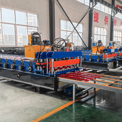 Machine de fabrication de rouleaux en tuile ondulée romaine / orientale populaire au Kenya