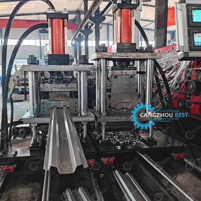 Machine à profils de clôture à double ligne en acier métallique et en acier de jardin