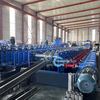 Épaisseur d'acier 4 mm Fer Changement rapide 2&3 Vagues Crash Barrier Roll Forming Machine