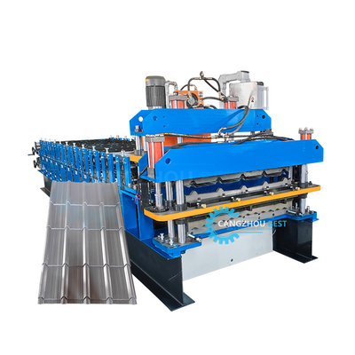 Petit pain couvrant vitré de feuille de la tuile 3kw 20mm formant la machine