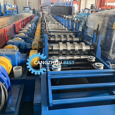 Contrôle plc entièrement automatique C Z Interchange Roll Forming Machine Boîte de vitesses Transmission