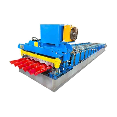 Machine de formage en rouleau de tôle de toit en acier vitrifiée avec différentes formes