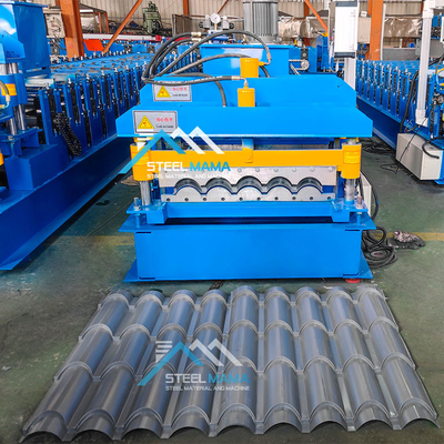 8.5kw Steel Glazed Roof Tile Roll forming machine et machine de fabrication de tôles de toit