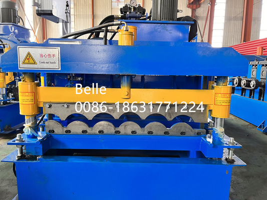 9 à 11 rangées machine de toiture avec acier 300H et 8 à 12 m/min Productivité