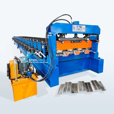 Machine de formage de rouleaux de plancher en acier réglable pour une capacité de charge de 13 tonnes