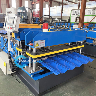 Machine de formage de tuiles de toit de profil en acier pour la construction