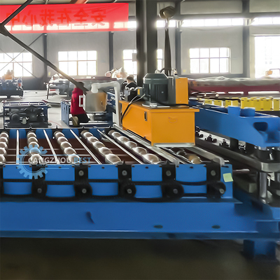 Système de commande PLC 22 étapes Rouleaux Profil en acier Roofing Carreaux machine de formage de rouleaux