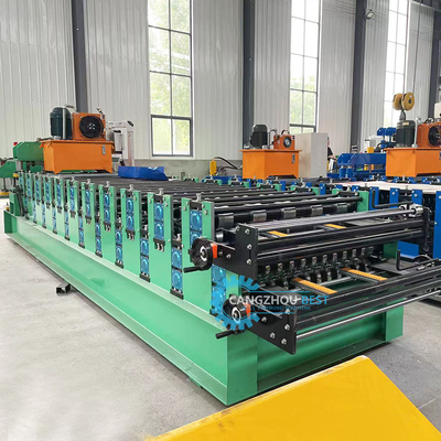 YX840&amp;836 Machine de formage de rouleaux de tôle de couleur à double couche de toiture à profil en acier