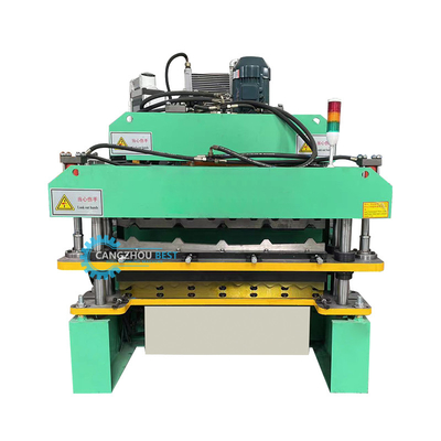 YX840&amp;836 Machine de formage de rouleaux de tôle de couleur à double couche de toiture à profil en acier