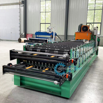 YX840&amp;836 Machine de formage de rouleaux de tôle de couleur à double couche de toiture à profil en acier