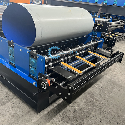 Pérou Populaire Tr4&amp;Tr5 Profil d'acier à double couche galvanisée revêtement de zinc Roof Roll Forming Machine