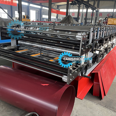 Largeur de bobine 1220 mm Carreaux de toit et feuille de toit trapézodial Machine de formage de rouleaux de toit à double couche