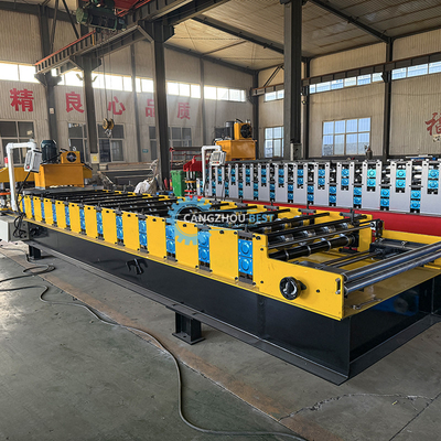 Mexique Système de contrôle PLC à couche unique Machine de formage de rouleaux de tôles de toiture