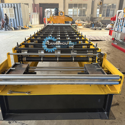 Mexique Système de contrôle PLC à couche unique Machine de formage de rouleaux de tôles de toiture