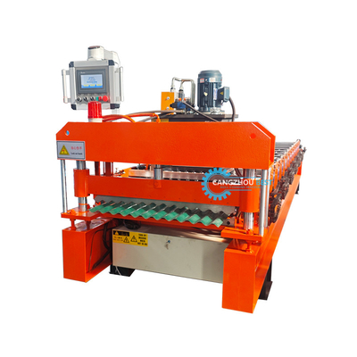 Machine de formage de rouleaux à profils ondulés en acier coloré à une seule couche