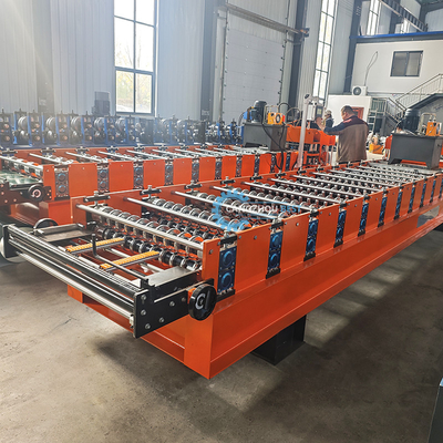 Machine de formage de rouleaux à profils ondulés en acier coloré à une seule couche