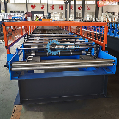 Machine de formage automatique de tôles de toiture en acier à profilé coupé PPGI GI