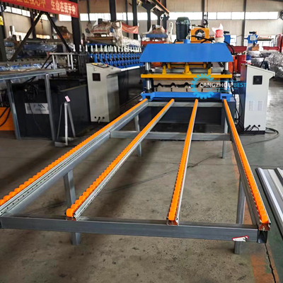 Machine de formage automatique de tôles de toiture en acier à profilé coupé PPGI GI