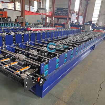 Russie Machine de formage de rouleaux de panneaux de toiture galvanisés à profil en acier H44 populaire