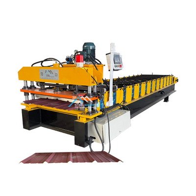 Système de contrôle PLC Machine de toiture métallique pour 0,3 mm-0,8 mm