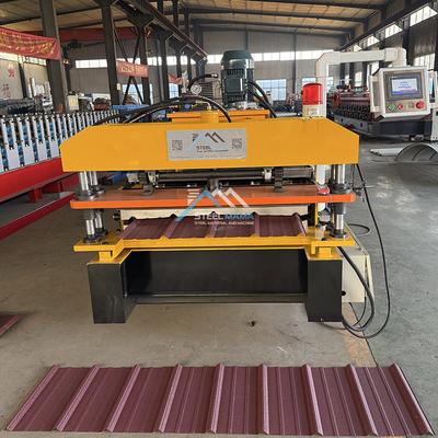Système de contrôle PLC Machine de toiture métallique pour 0,3 mm-0,8 mm