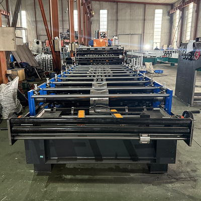 Delta Inverter Trois couches de toiture en acier Profil machine de formage de rouleau pour 0,25-0,6 mm d'épaisseur du matériau