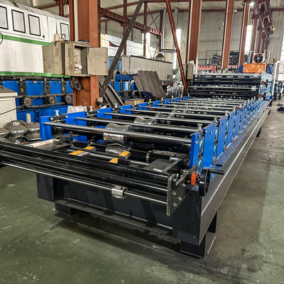 Delta Inverter Trois couches de toiture en acier Profil machine de formage de rouleau pour 0,25-0,6 mm d'épaisseur du matériau