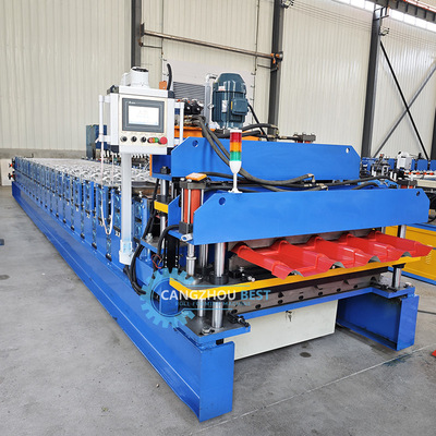 Largeur personnalisée Machine de formage à rouleaux à double couche 8-12 m/min Vitesse rapide