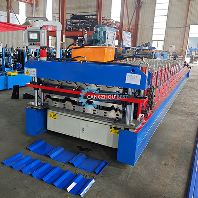 Deux profils dans un rouleau machine de formage pour PPGI matière première et rapide vitesse de production