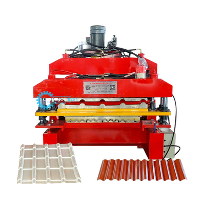 PPGI machine à former des rouleaux à double couche inverseur delta automatique